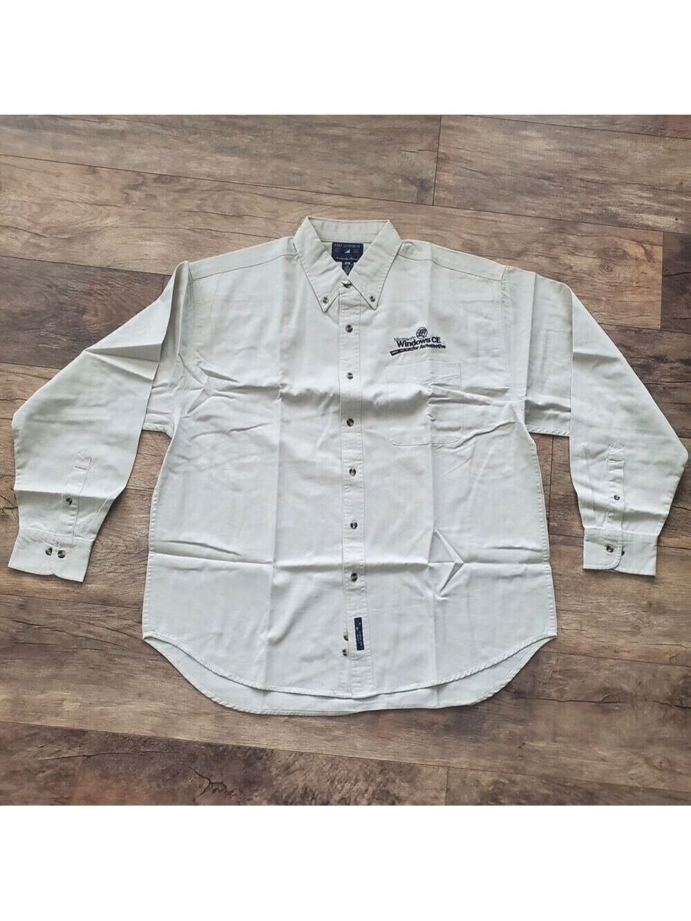 Vintage Microsoft Windows CE Button Down Shirt XL